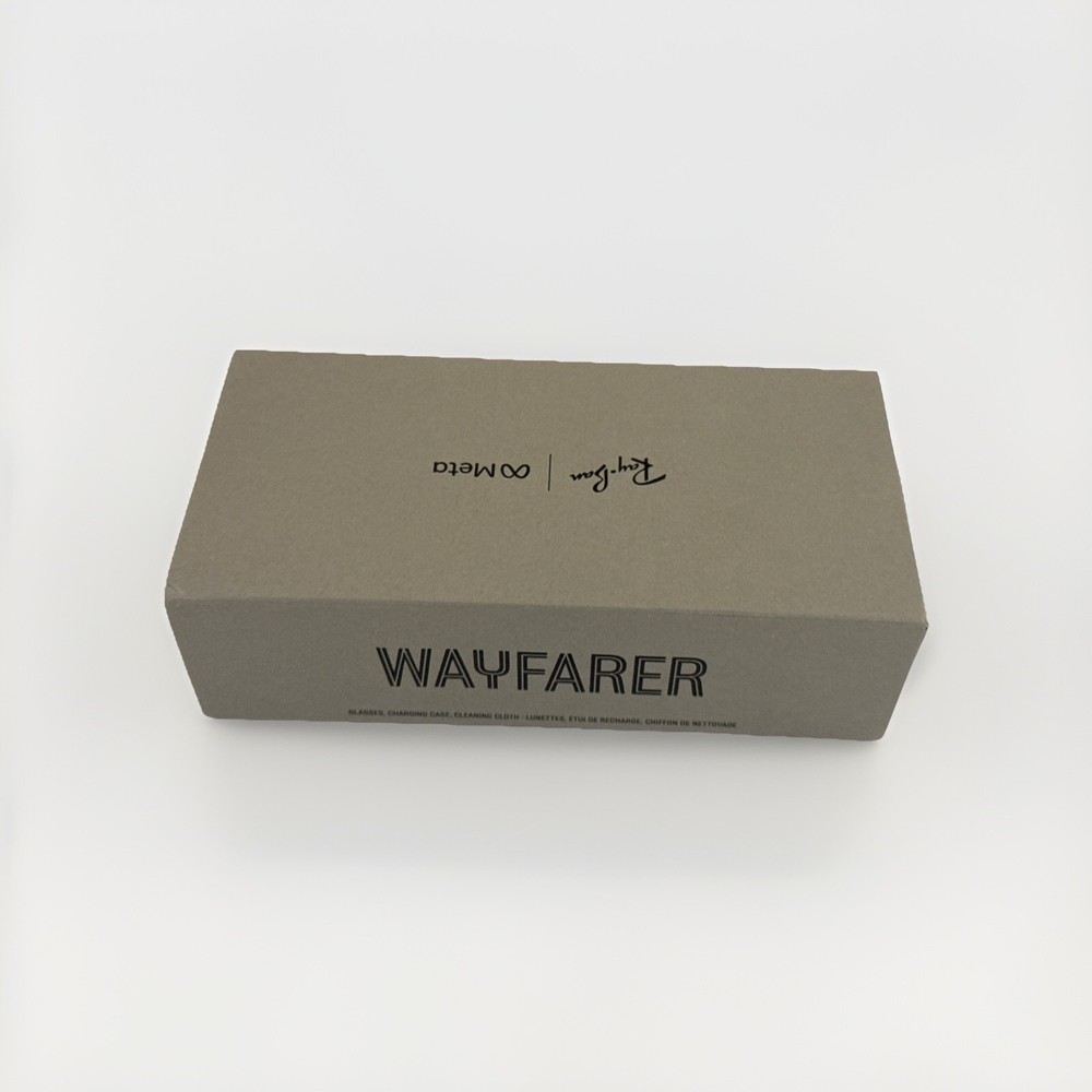 Ray-Ban Meta Wayfarer - LARGE - Matte Black / Gradient Graphite Polarized