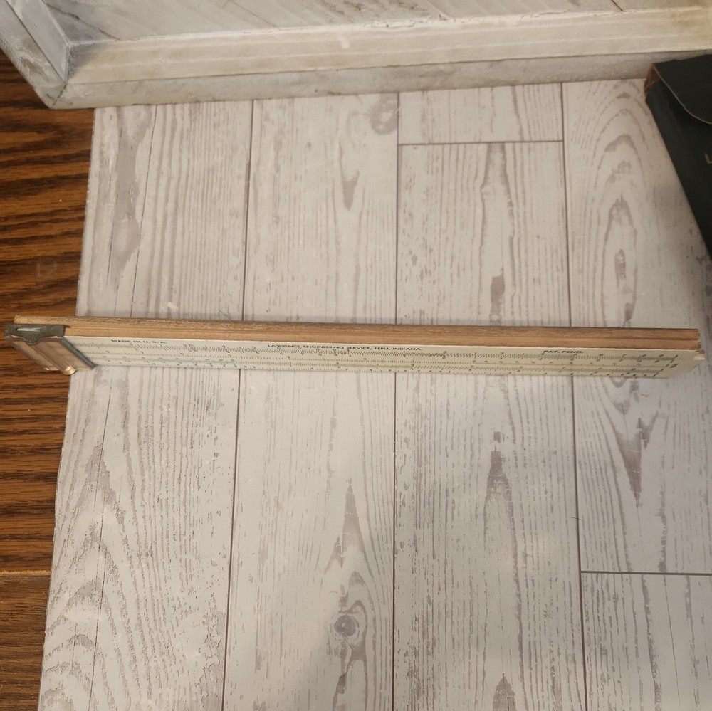 Lawrence Engineering Service Slide Rule Peru Indiana