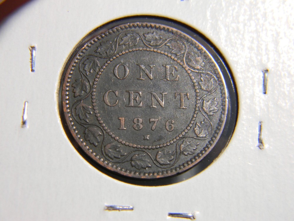 Canada 1876-H One Cent (05062)