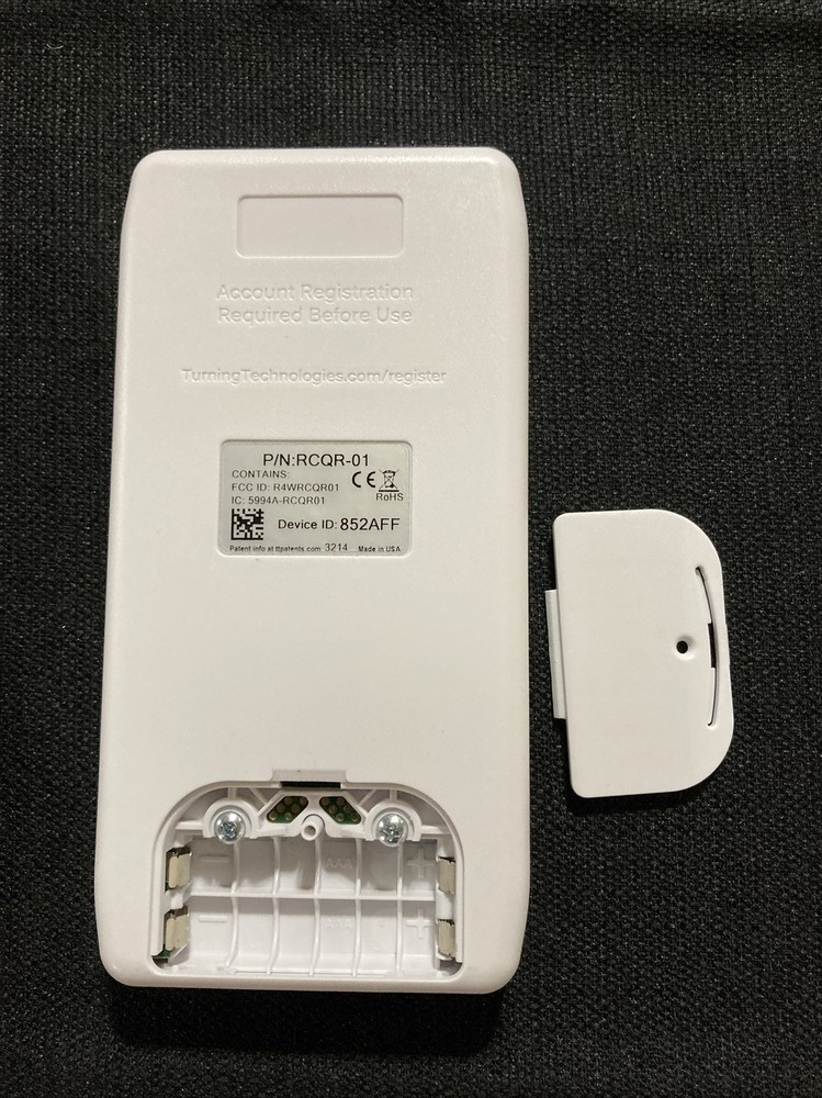 Turning Technologies QT Device RCQR-01 Qwerty Student Response