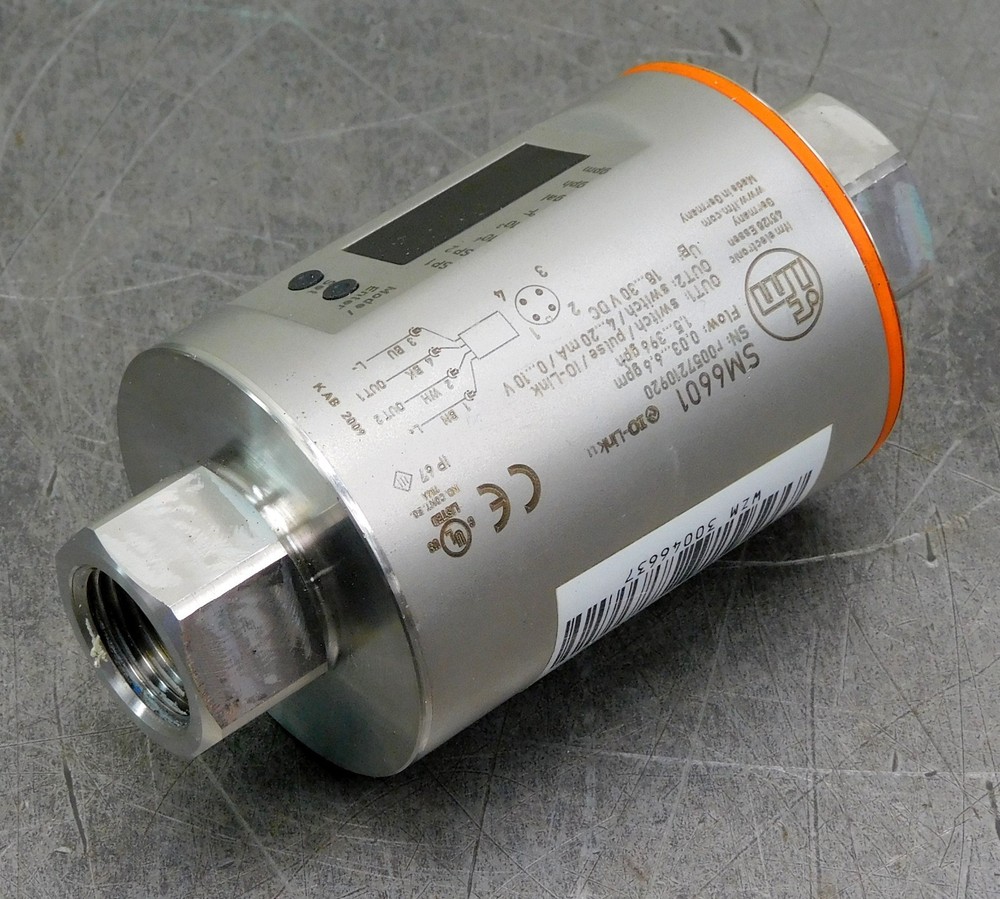 IFM Efector SM6601 Electromagnetic Inductive Flow Meter 16...30V DC 4...20mA