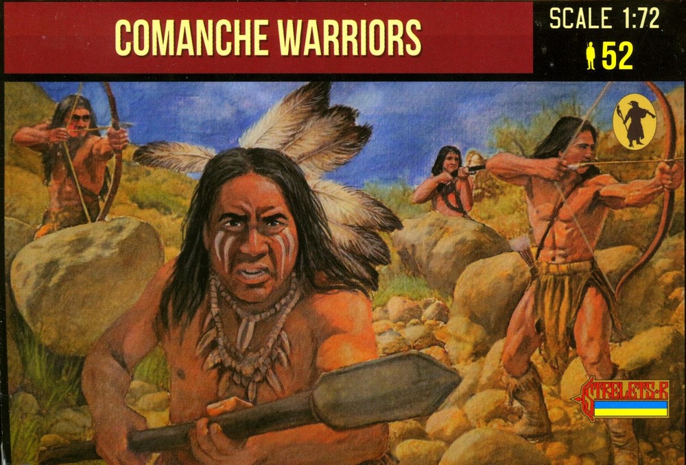 Strelets Models 1/72 COMANCHE WARRIORS Figure Set