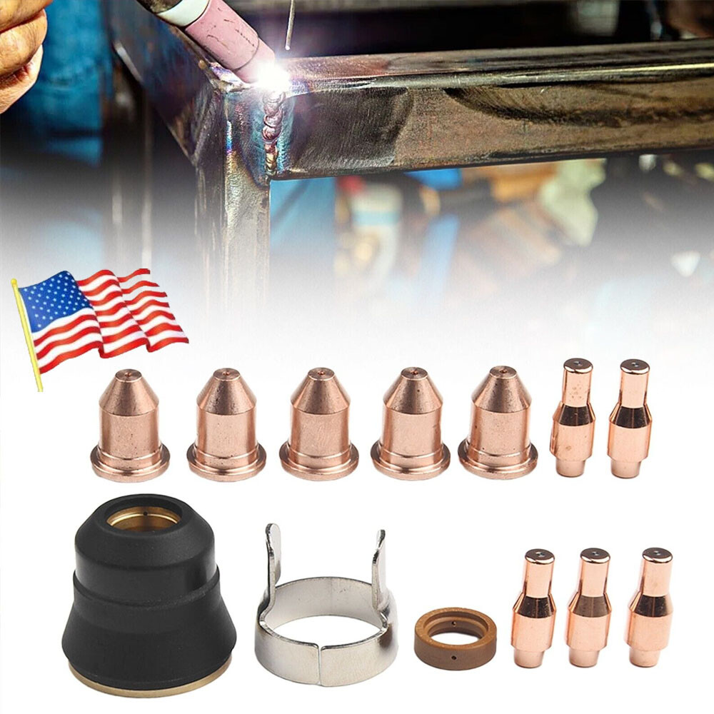 For Harbor Freight Titanium 45A Plasma Cutter Nozzle& Electrode Replacement-Kit