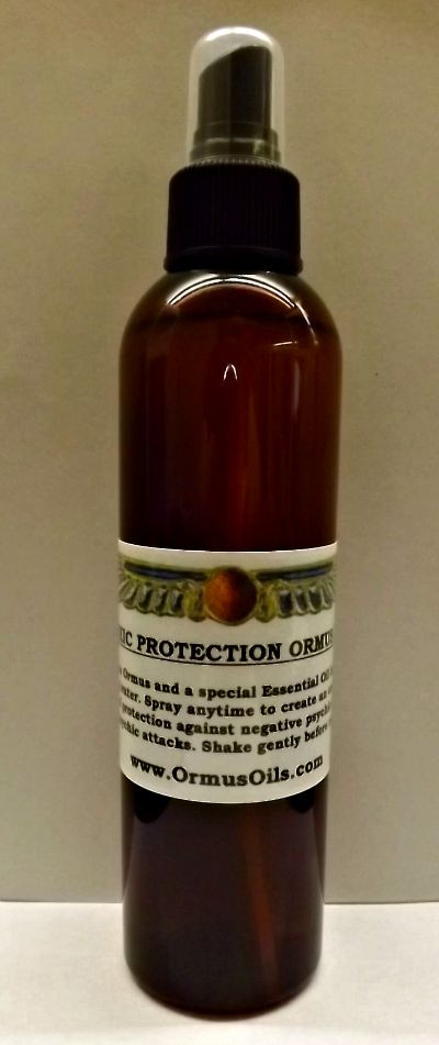 Psychic Protection Ormus Mist - 2 oz, Ormus Aromatherapy Aura Spray, Shield