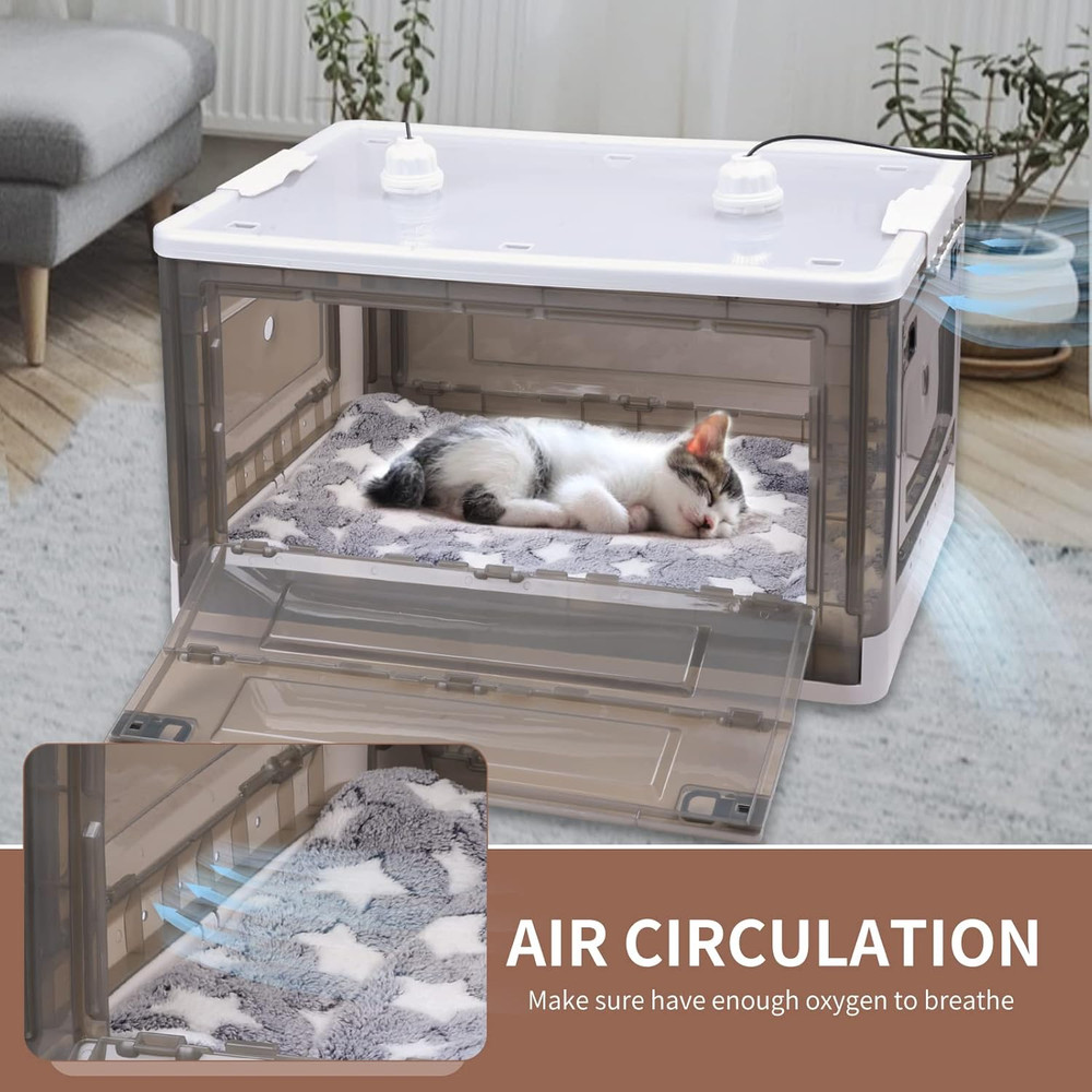 Puppy Incubator - Large PET Brooder Nursery with Heating, Kitten Incubator