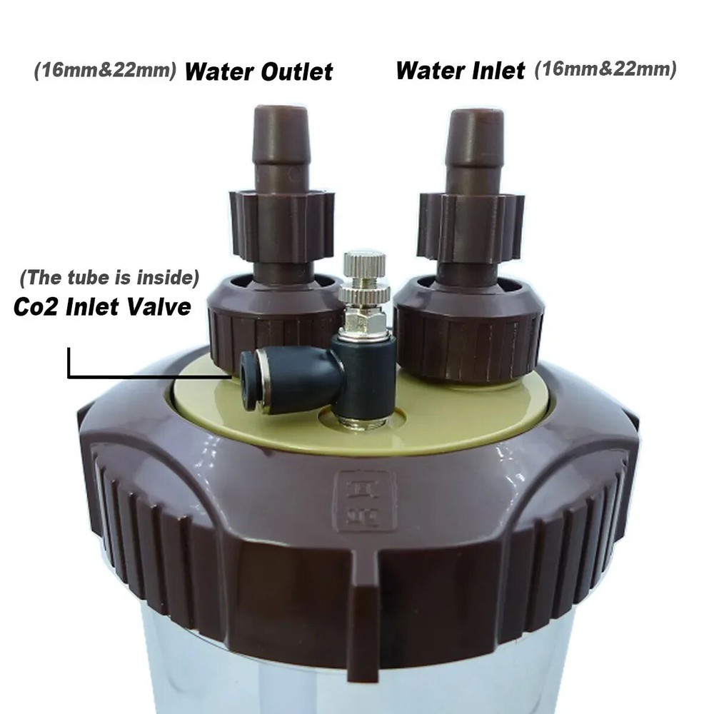 2500ML CO2 Atomizer External Turbo Super Diffuser for Atomizer Fish Tank new