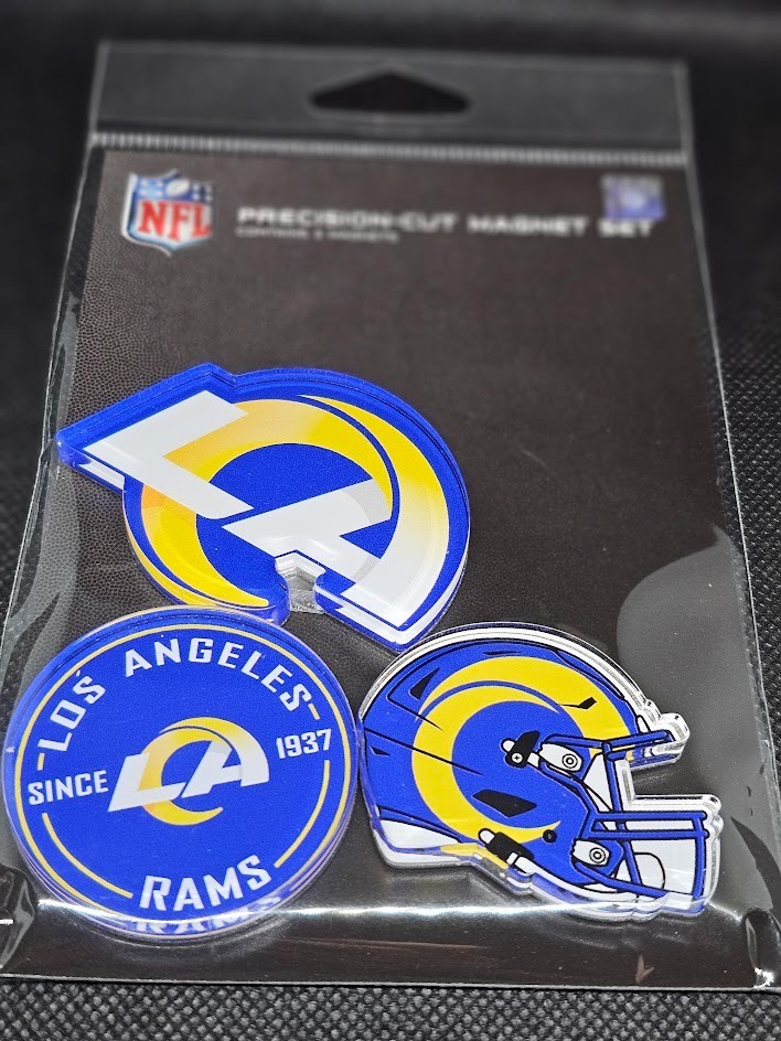 Los Angeles Rams 3pc Magnet Set
