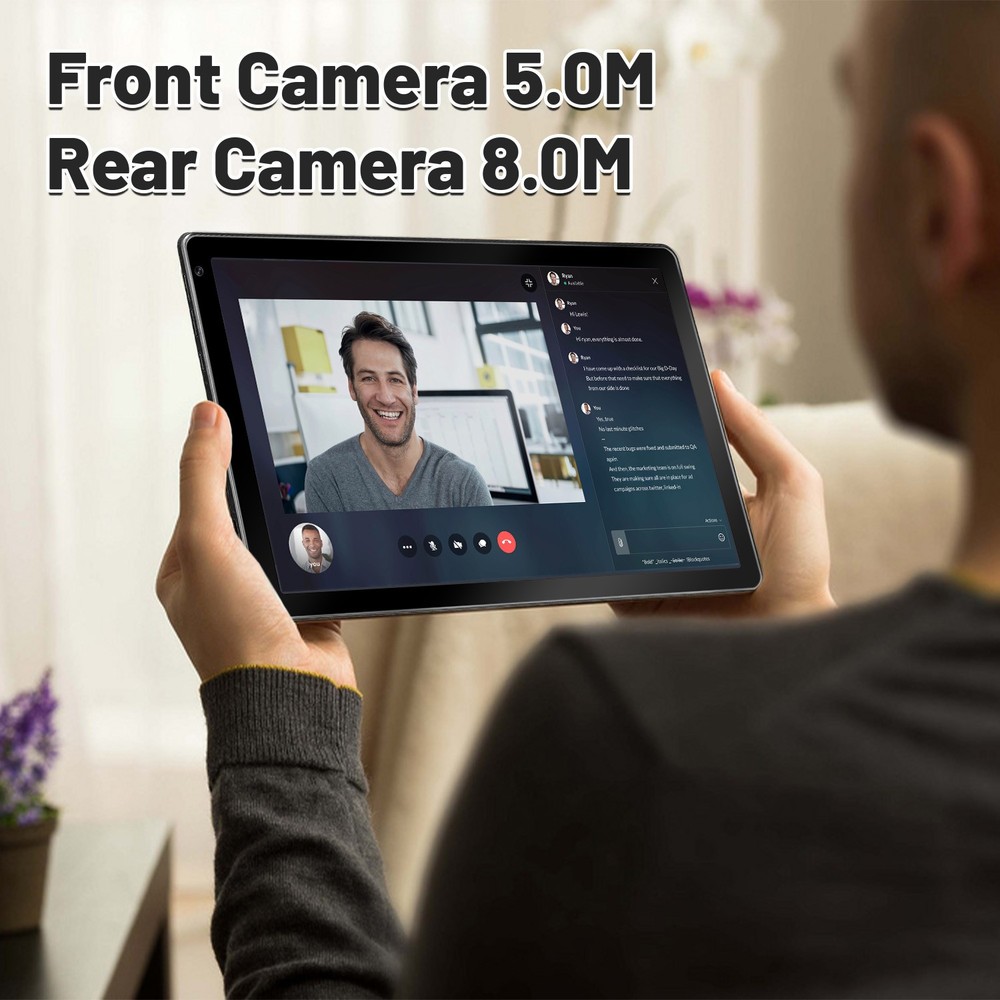 10.1 in Android 15 Tablet Touchscreen Octa-core Processor 24GB RAM + 128GB ROM