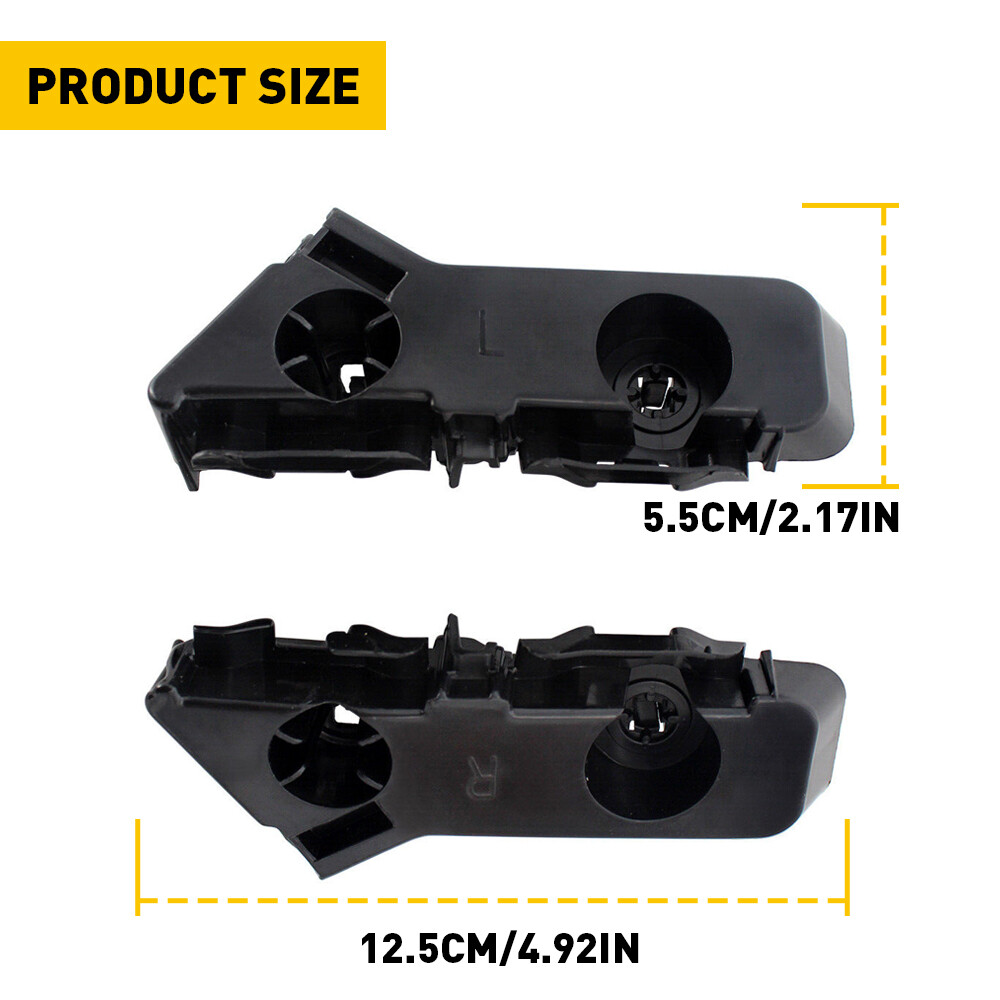 For 2011-2014 Dodge Charger Left & Right Side Front Bumper Support Brackets
