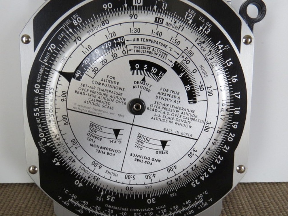 Boeing Jeppesen Slide Graphic Flight Computer JS514105