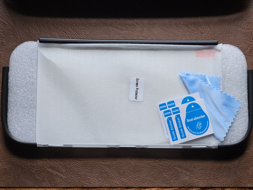 Switch 2 Carrying Case & Accessories Kit + Tempered Glass Screen Protector Pack