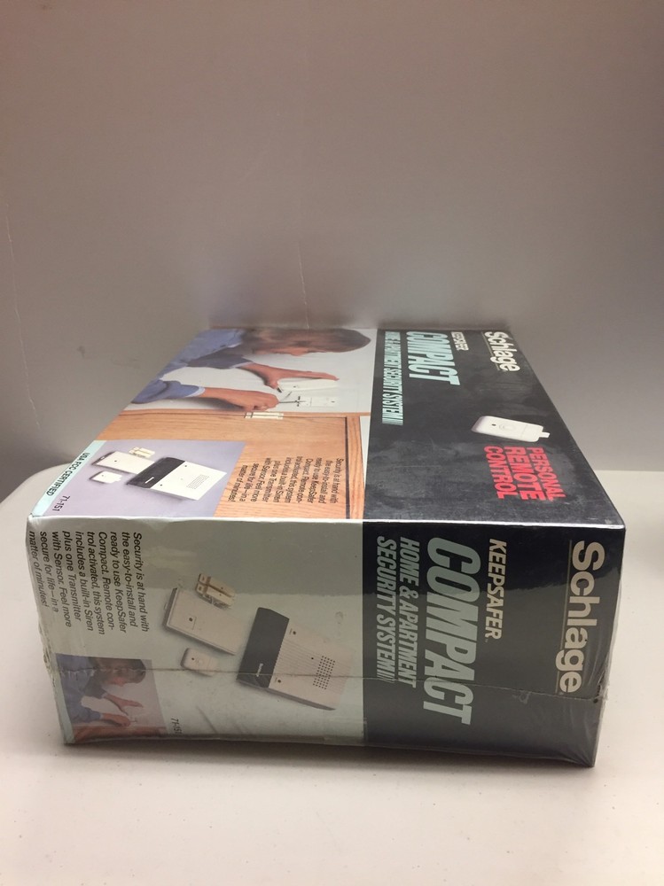 Schlage Keepsafer Compact Home & Apartment Security System w/ Remote 71-151