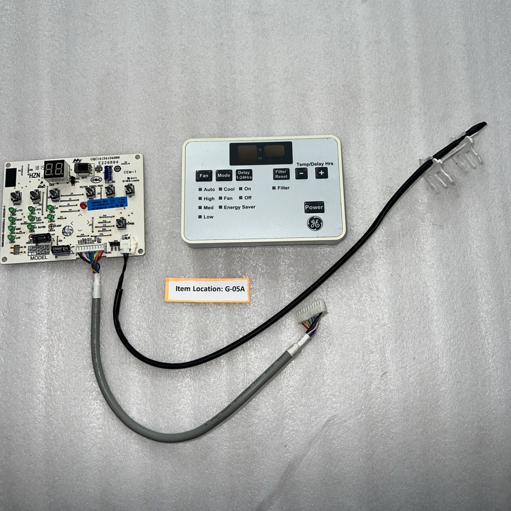 GE AIR CONDITIONING UNIT AC MAIN INTERFACE TOUCH PAD CONTROL BOARD