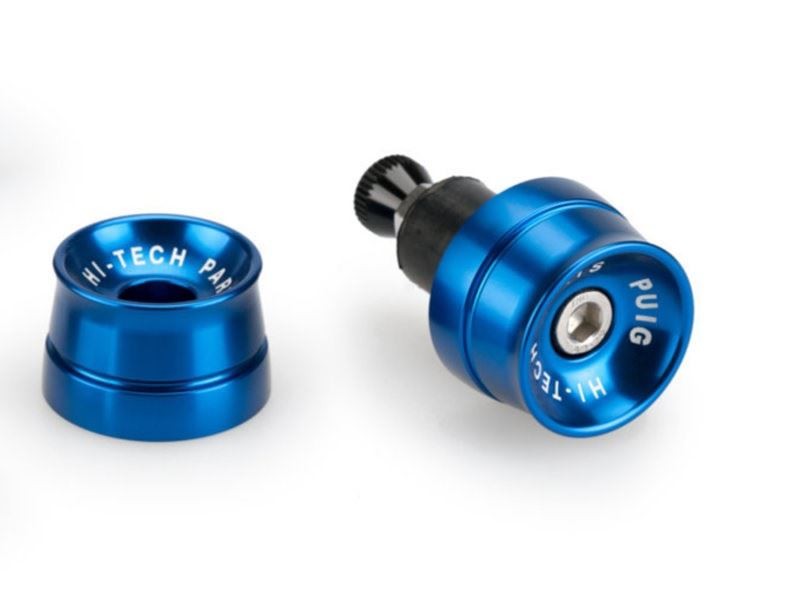 Puig Blue Speed Bar Ends Honda Integra 700 2012-2013