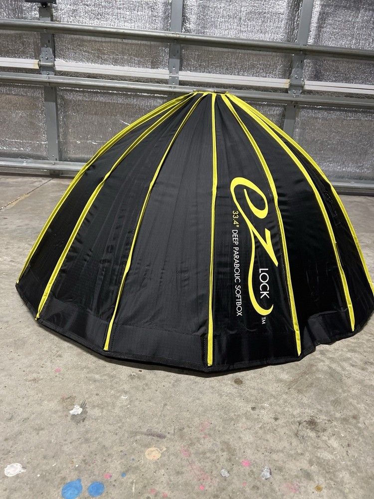 Glow EZ Lock 33.4” Deep Parabolic Softbox Kit w/ Grid & Diffusers