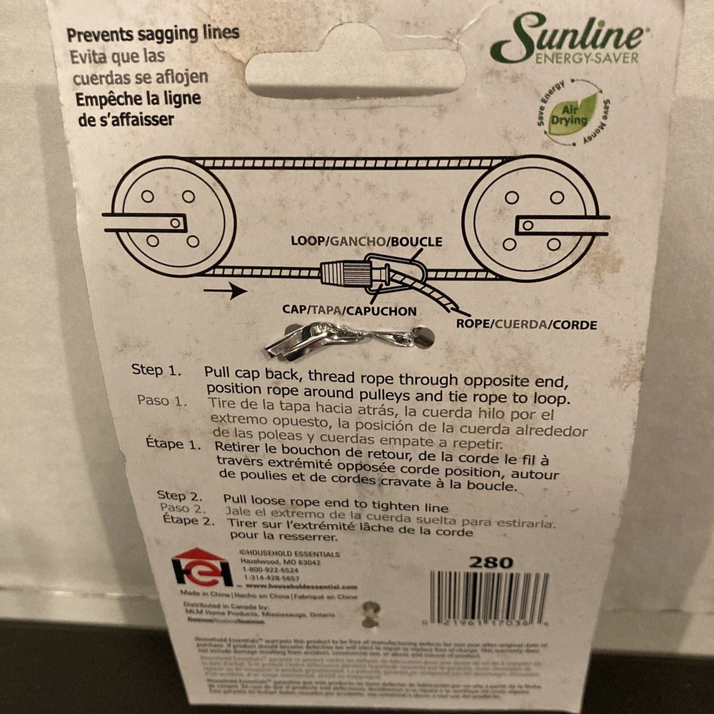 Household Essentials Clothesline Tightener, Silver # 280