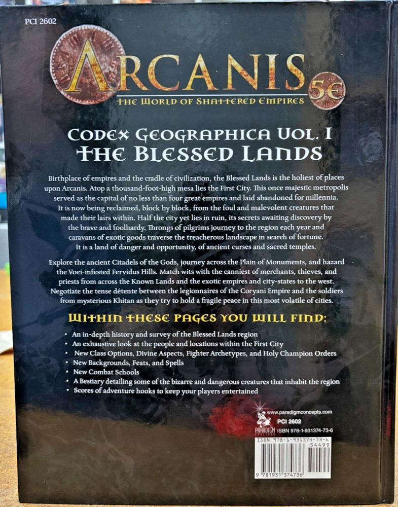 Arcanis: Codex Geographica Vol. 1 - The Blessed Lands