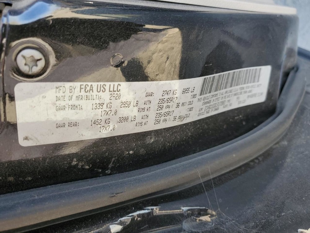 CONTROL PANEL OEM 2020 CHRYSLER PACIFICA 1YR WRNTY