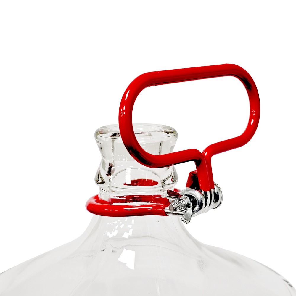 Home Brew Ohio 5 Gallon Glass Carboy with Carboy Handle