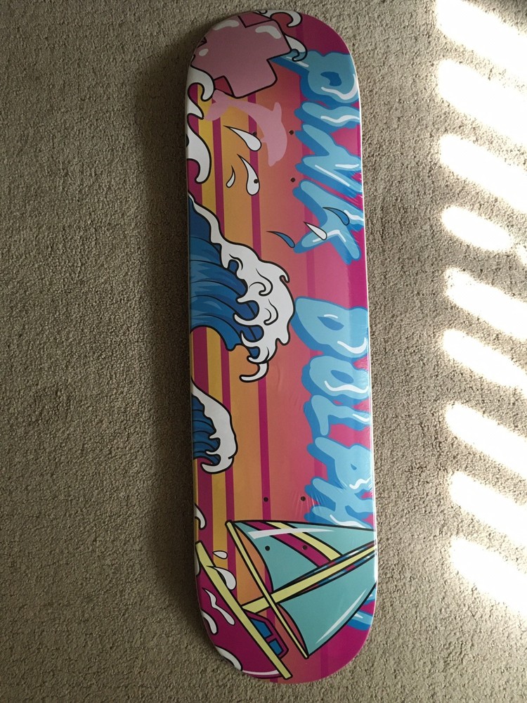 Pink Dolphin Skateboard Deck #1