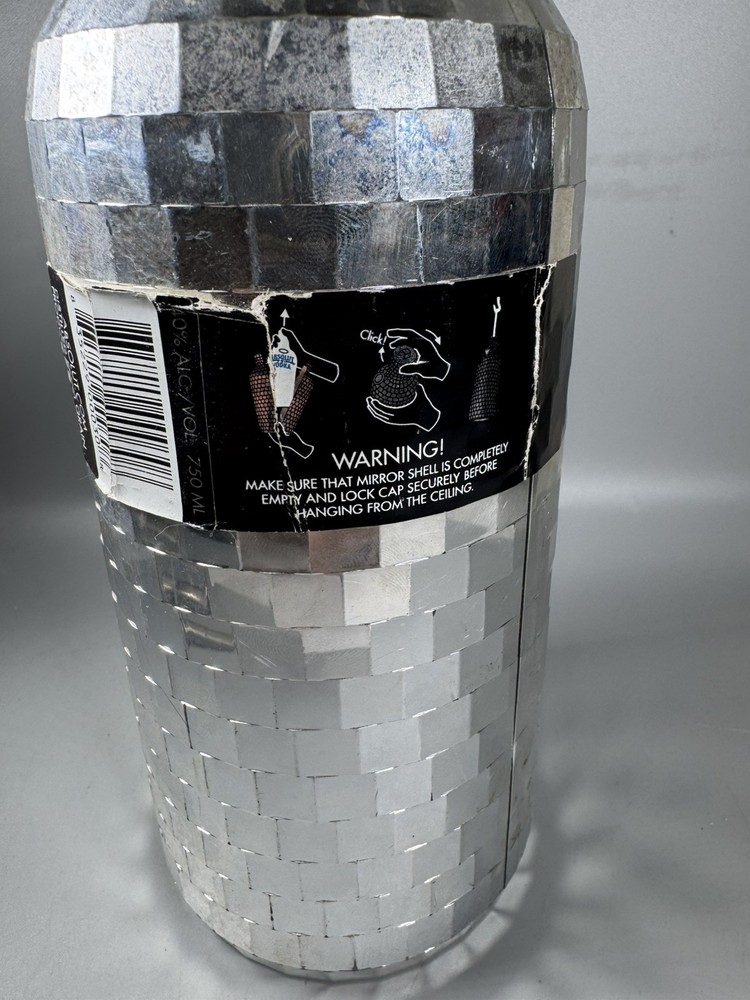 Absolut Vodka Limited Edition Mirror Bottle Gift Pack – Empty Display Case