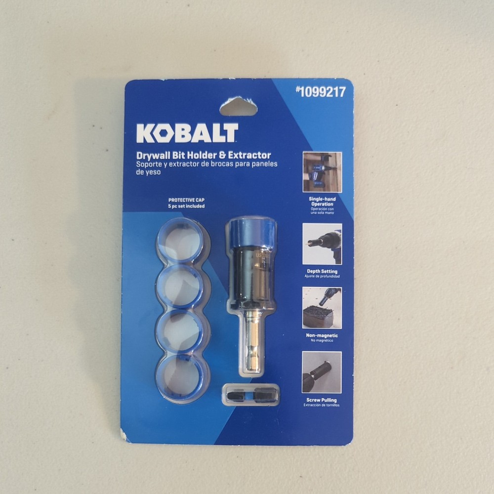 Kobalt drywall bit holder and extractor #1099217