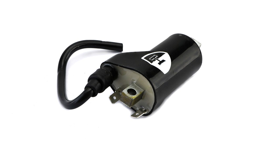 Ignition Coil 12v CDI Single Lead 2 Terminals (80mm) Thin