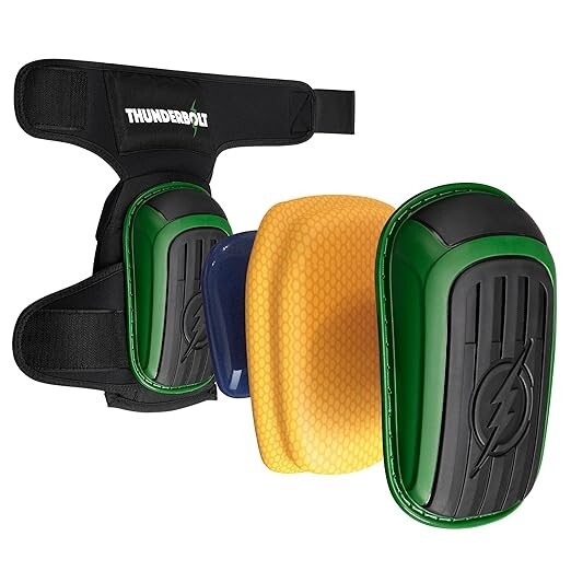Thunderbolt TB-003 Professional Knee Pads for Work with Double Gel
