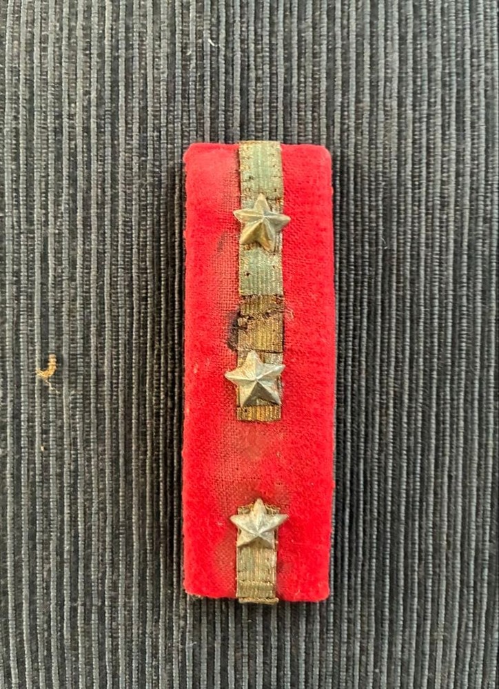 Japanese Army Sergeant Major Shoulder Boards Hook Type