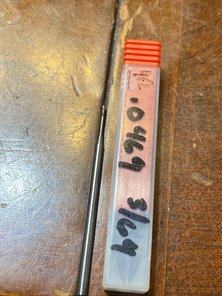 Solid Carbide End Mill .0469 3/69” 4 Flute (D24)