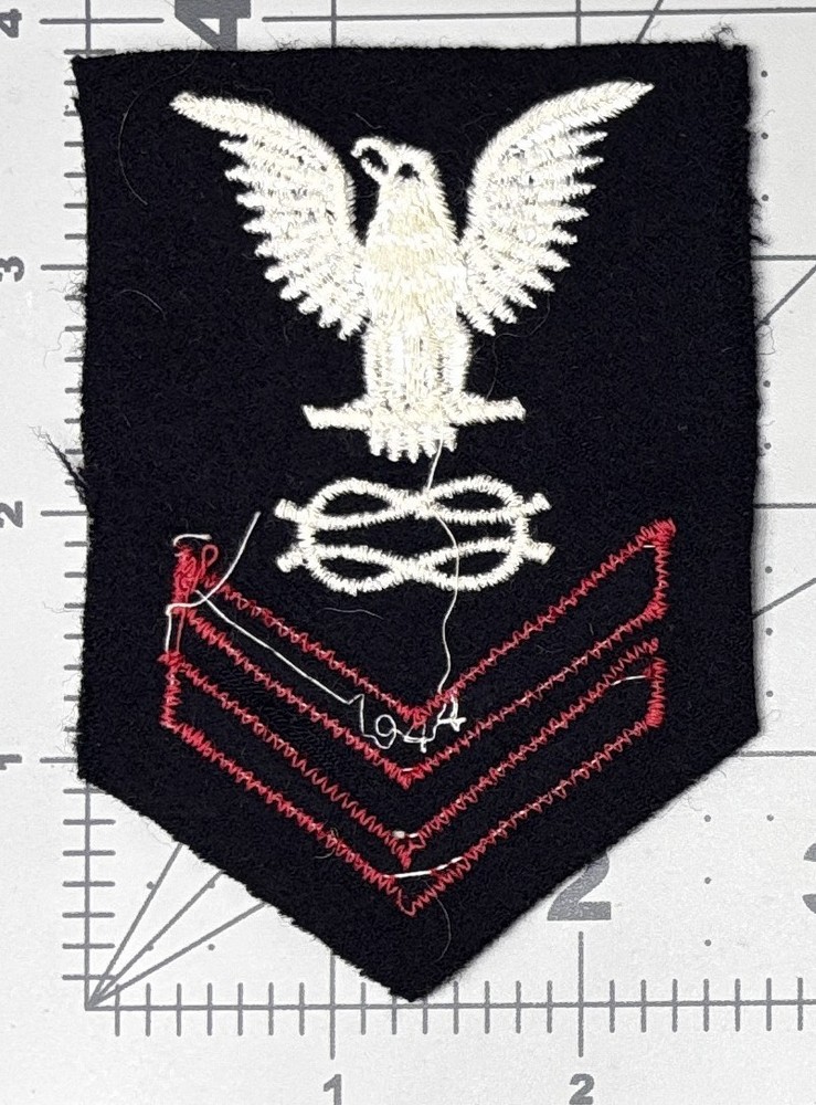 1944 US Navy 2nd Class Apprentice Rate Inv# K8040