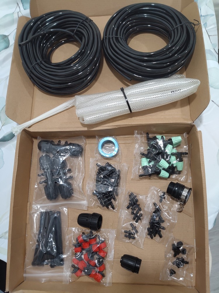 131 FT Greenhouse Micro Drip Irrigation Kit Automatic Irrigation System
