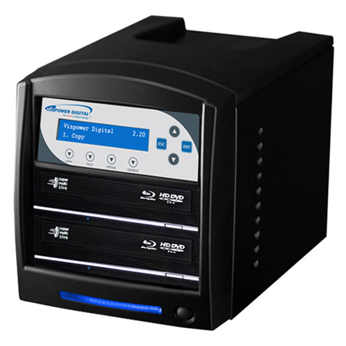 2 Target Network Blu-ray DVD CD Duplicator USB 3.0 + 500GB HDD SharkNet-2T-BD-BK
