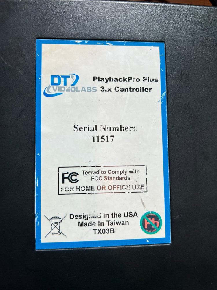 DT Videolabs 40 Key PlaybackPro Plus USB Controller For PlaybackPro Plus 3.x