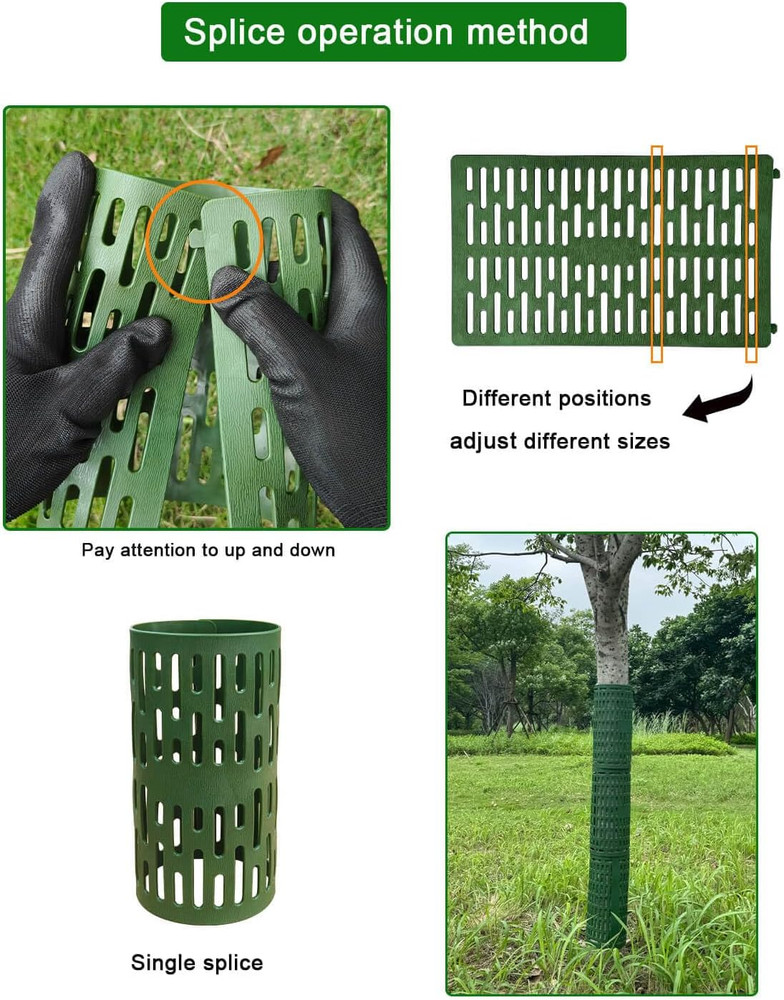 Tree Trunk Protectors Tree Bark Protectors - 4Pcs Small Tree Trunk Protector Gua