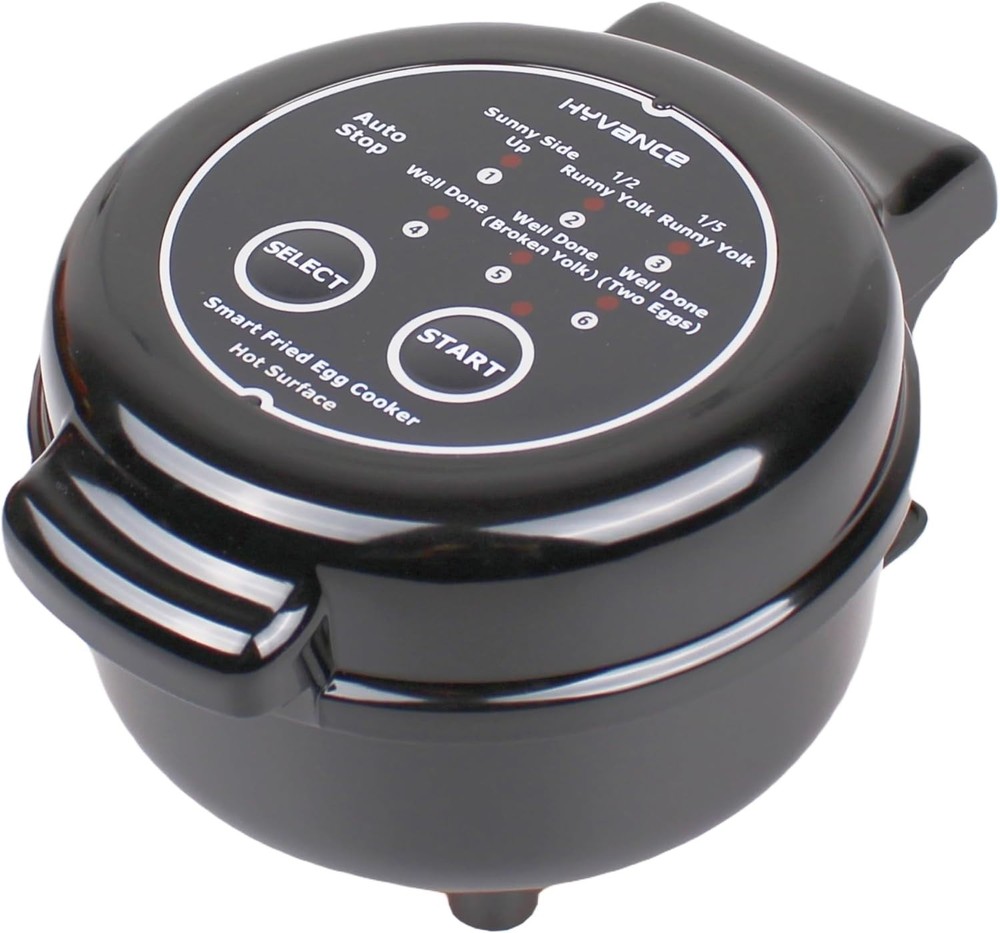 Automatic Egg Maker for 6 - Sunny Side Up, Over Easy & More with Safety Features