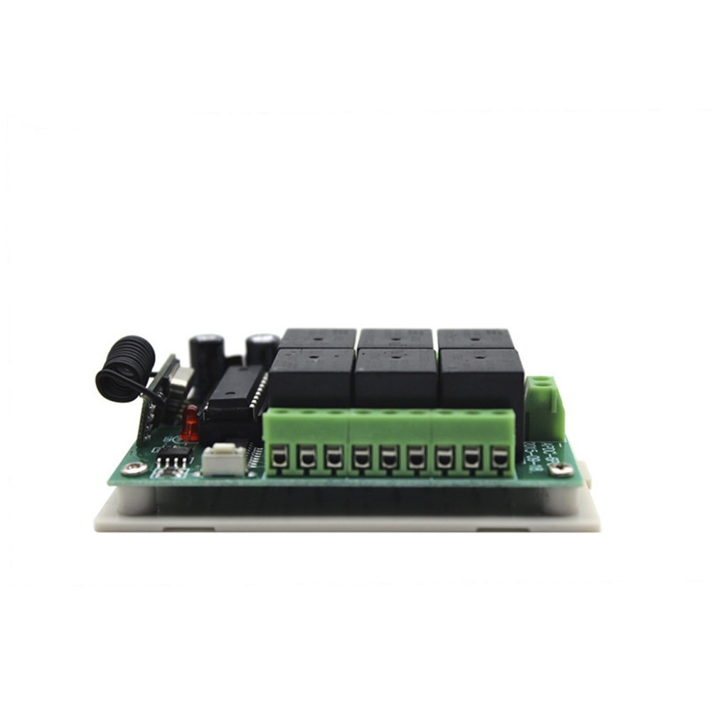 6CH Channel Relay RF Wireless Remote Control Switch Transmitter Receiver Parts
