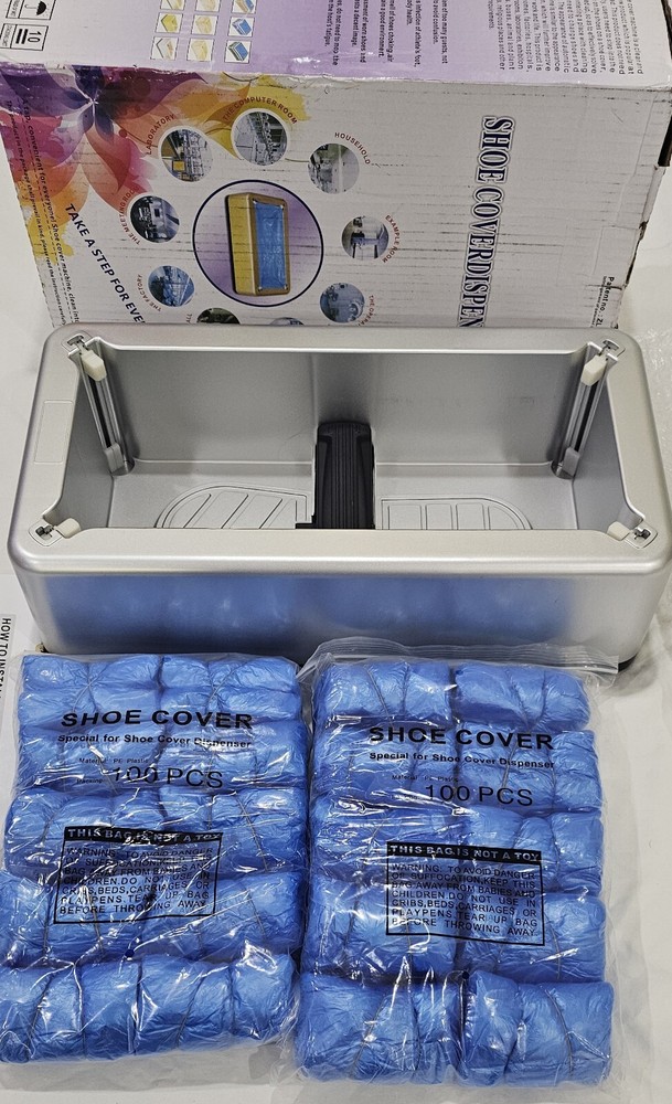 Automatic Shoe Cover dispenser (Silver)
