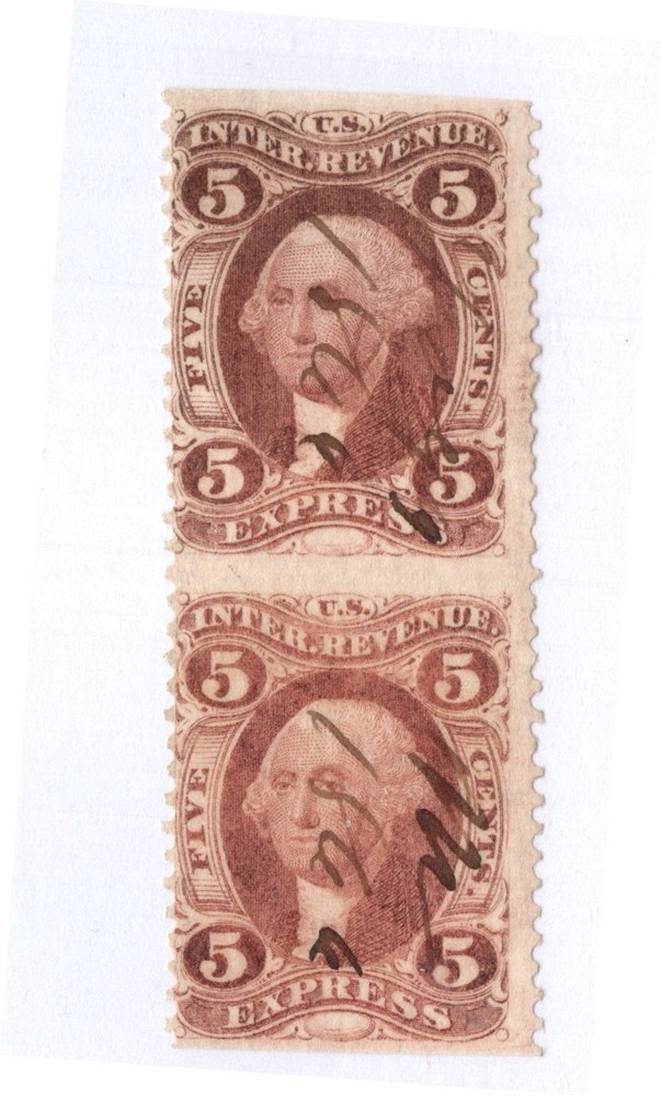 U.S. - R25b - Pair - Used (catalog value 100.00)