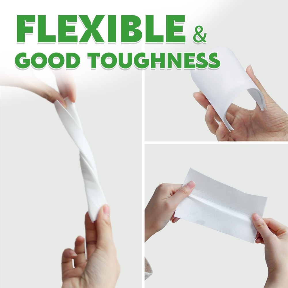 52 PCS Magic Sponge Eraser Sheets, Disposable & Portable, Ultra Thin for Clea...
