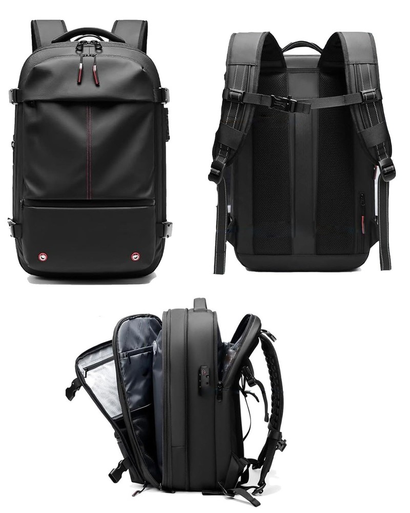 Vacuum Backpack Travel, Vacuum Compression Backpack, 60L Expandable Carry-On ...