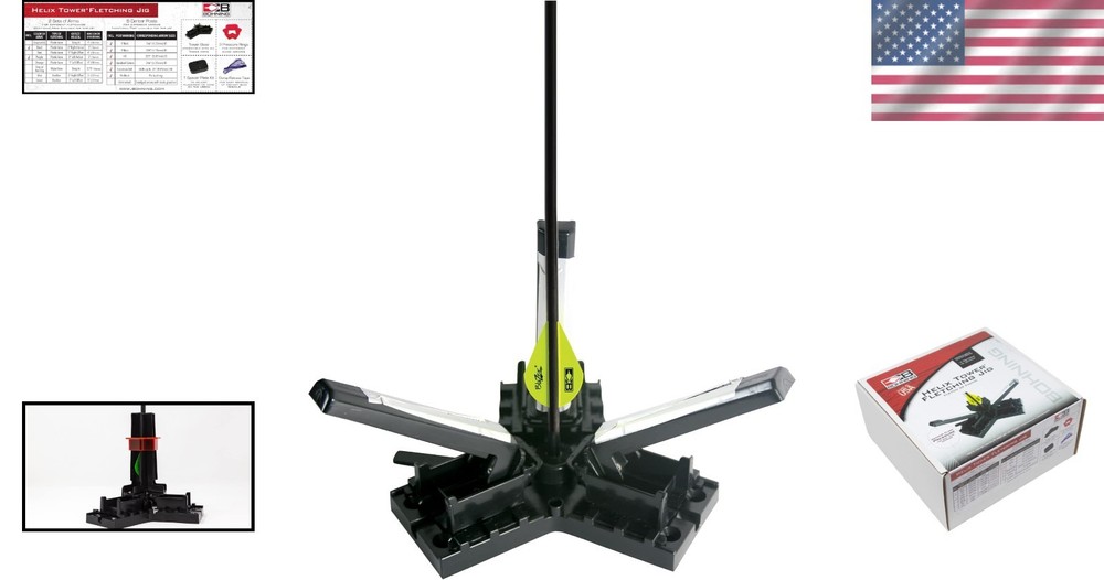 Tower Fletching Jig for Arrow Customization