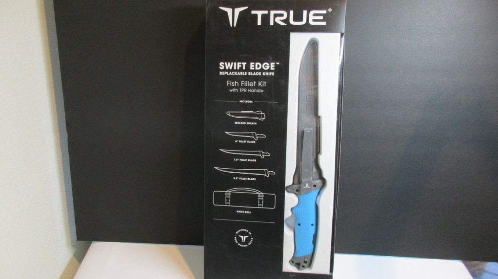 True Fish Fillet Kit multiple Blades and Case