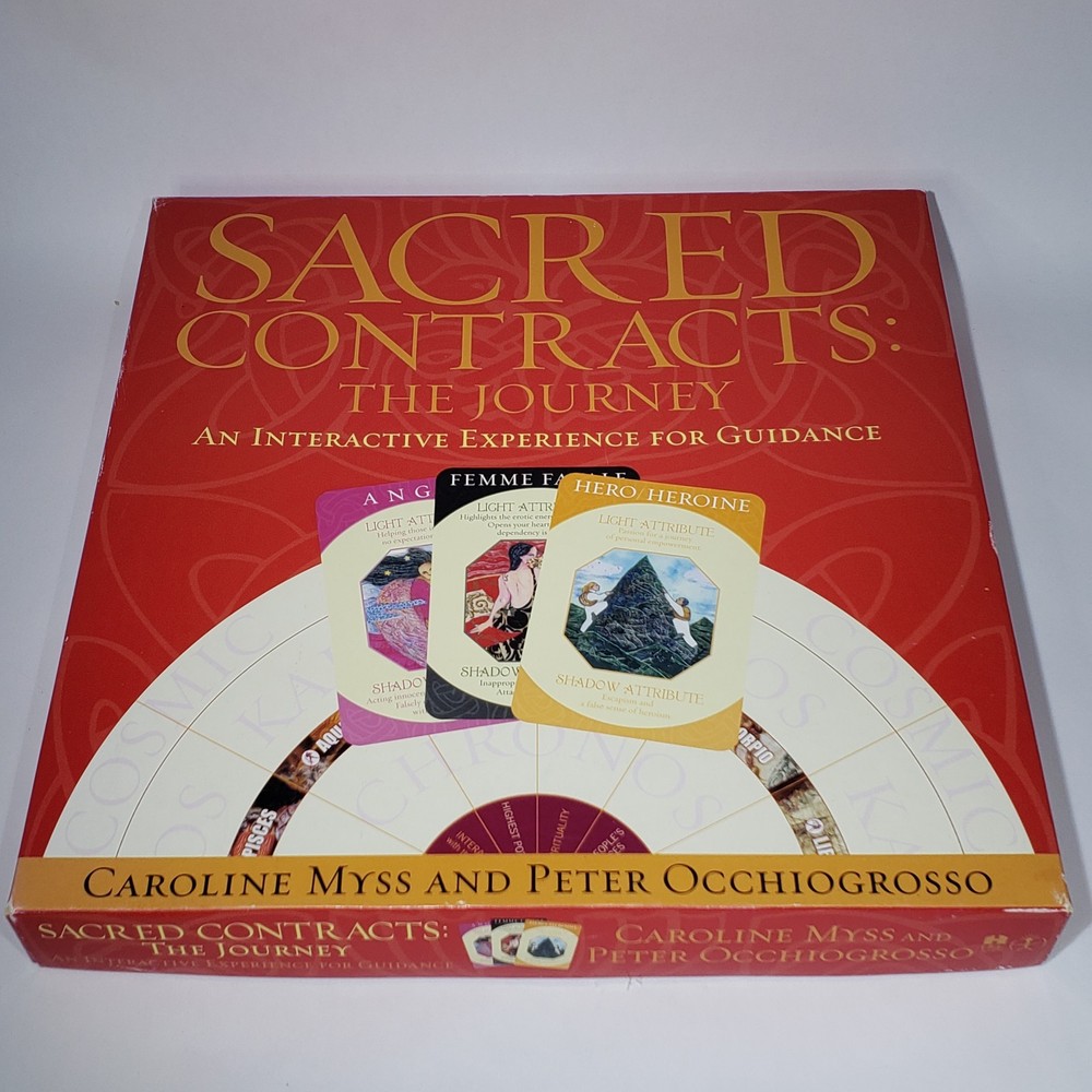Sacred Contracts the Journey Interactive Tarot Cards Board Game Complete