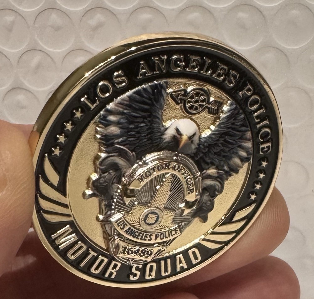 LAPD Challenge Coin Motor squad