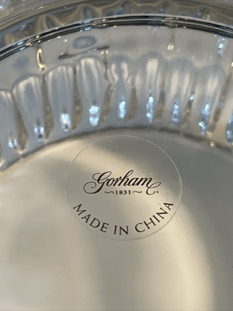 Gorham 1831 Crystal Pillar Candle Holder