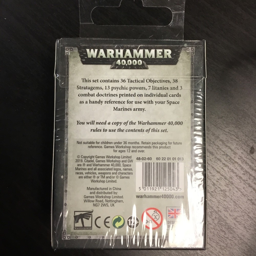DATACARDS: SPACE MARINES (2019) - Warhammer 40K - Sealed
