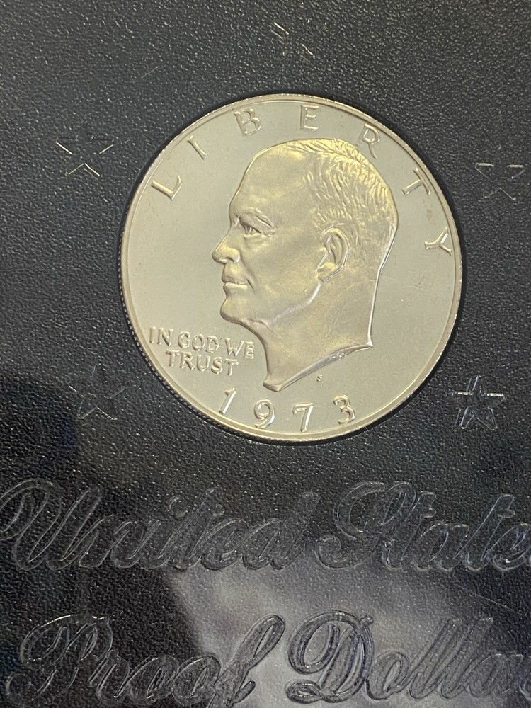1973-S Eisenhower Ike Silver Proof $1 Dollar Coin