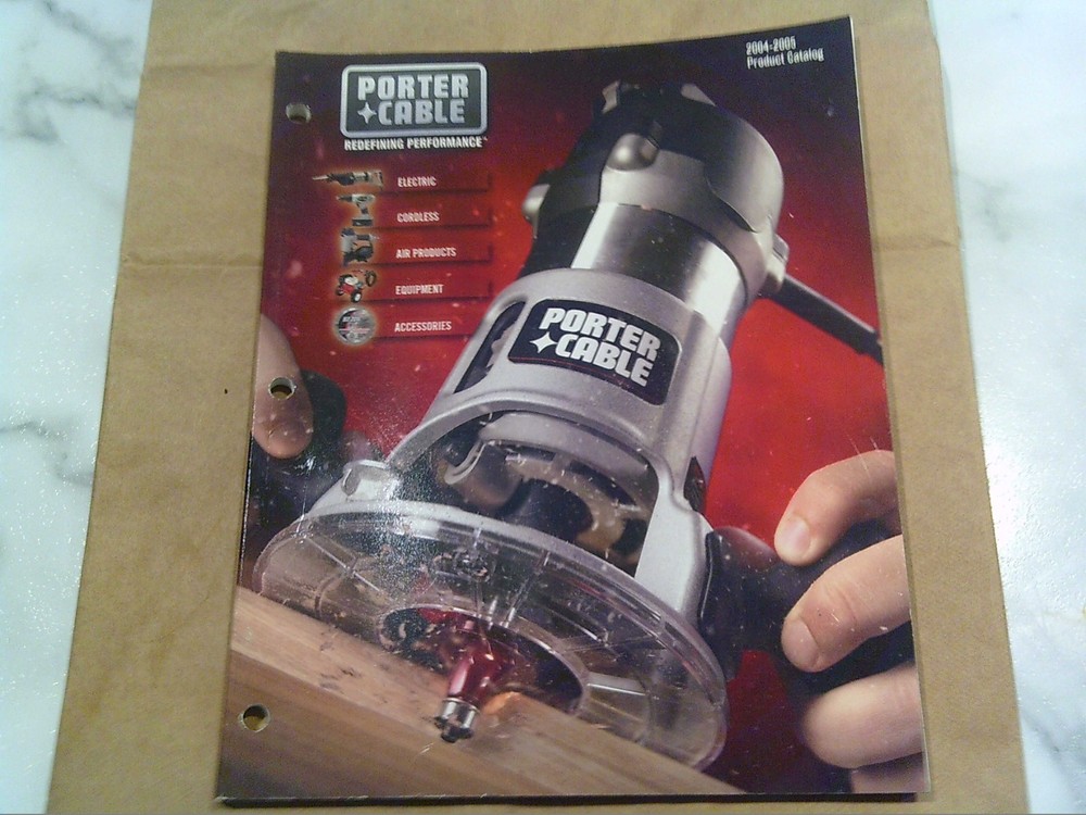 Porter Cable Power Tool Catalog From 2004-2005