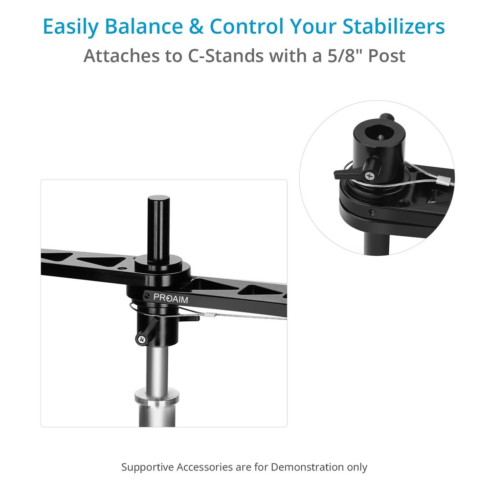 Proaim Docking & Balance Bracket for Camera Handheld Stabilizers & Body Supports